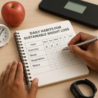 Track Daily Habits for Sustainable Weight Loss