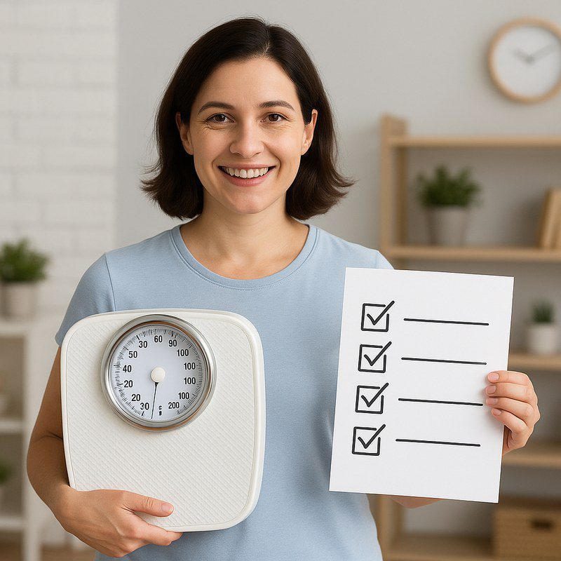 Illustration of weight loss plateau