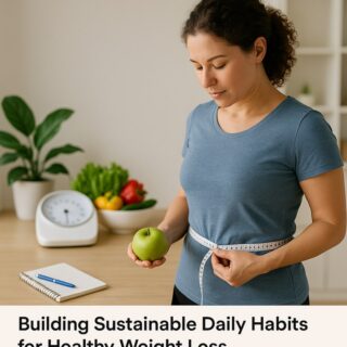 Building Sustainable Daily Habits for Healthy Weight Loss