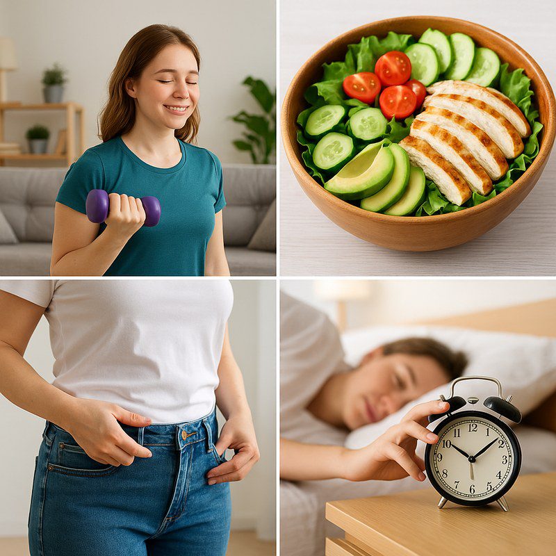 Healthy lifestyle daily habits