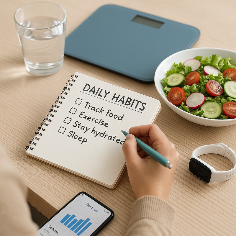 Daily tracking for weight loss