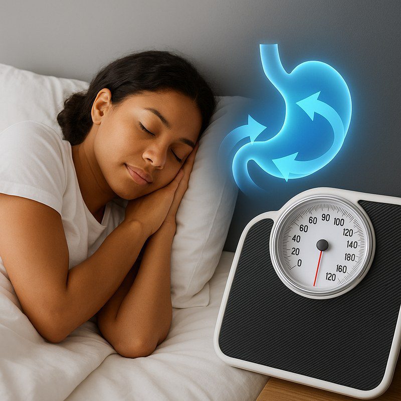 Person sleeping peacefully