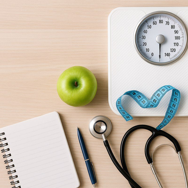 Person overcoming weight loss plateau with balanced habits