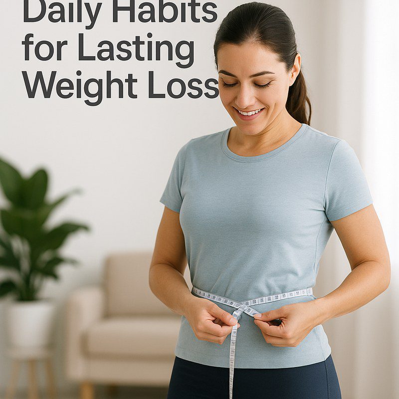 Healthy daily habits for weight loss